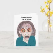 結婚は怖いかもしれない。 カード (黄色い花)