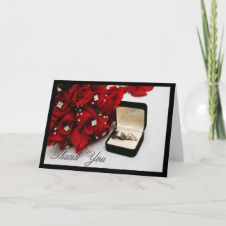 結婚は感謝していしています サンキューカード