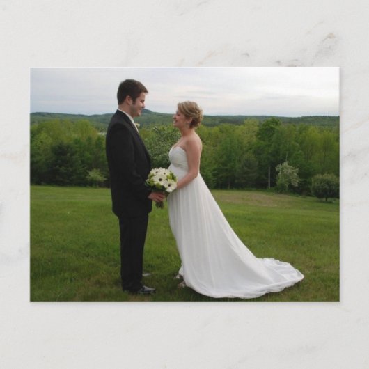 結婚は感謝していしています ポストカード (正面)