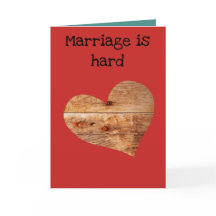 結婚は懸命グリーティングカード