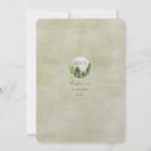 結婚は松の緑と金ゴールド (裏面)