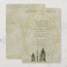 結婚は松の緑と金ゴールド