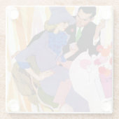 結婚は私には向いていない ガラスコースター (裏面)