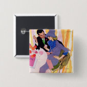 結婚は私には向いていない 缶バッジ (正面&裏面)