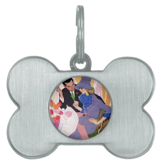 結婚は私のためではないです ペットネームタグ (正面)