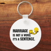 結婚は言葉の連鎖ではない キーホルダー (正面)