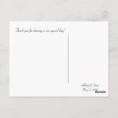 結婚は郵便はがき感謝していしています ポストカード (裏面)