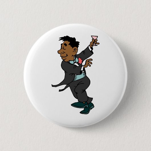 結婚は30を供給します 缶バッジ (正面)