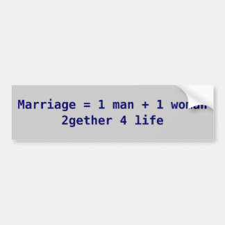 結婚は…あります バンパーステッカー