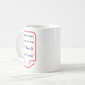 結婚は-コーヒー・マグを関係当事者殿引用します コーヒーマグカップ (正面左)