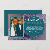 結婚はHennaの写真のアラビアの結婚式感謝していしています セーブザデート (正面/裏面)