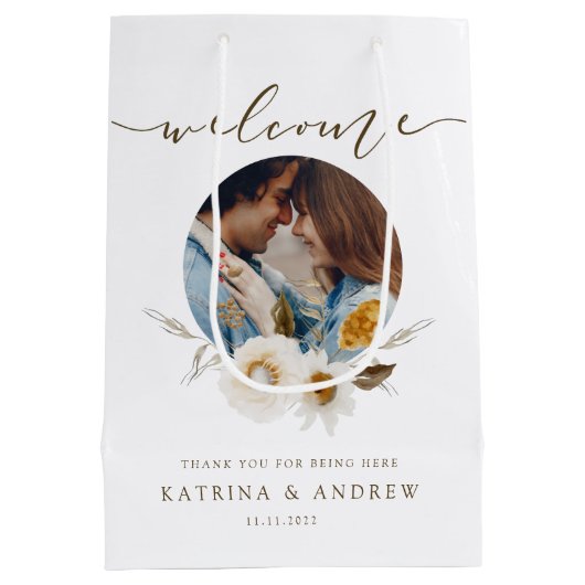 結婚へようこそ抱き枕 ミディアムペーパーバッグ (裏面)