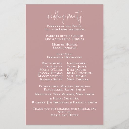 結婚ほこりっぽいバラエレガントフローラ式バラ (裏面)