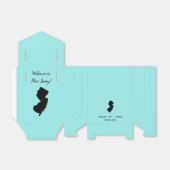 結婚ようこそニュージャージーの好意ボックス、州マップ フェイバーボックス (折り畳みなし)