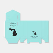 結婚ようこそミシガン州の好意ボックス州マップ フェイバーボックス (折り畳みなし)