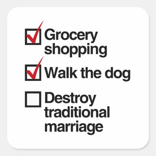 結婚を伝統的破棄する スクエアシール (正面)