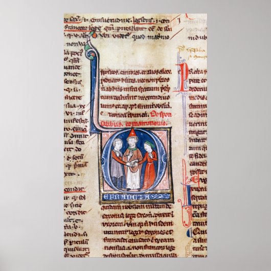 結婚を描いたイニシャル「D」 ポスター (正面)