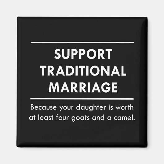 結婚を支伝統的持する マグネット (正面)