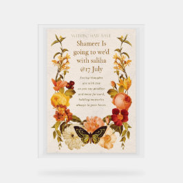 結婚アクリルカード アクリルサイン