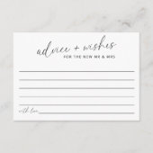 結婚アドバイスと願い フラットカード (正面)