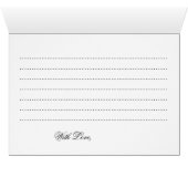 結婚アドバイスカード金ゴールドラきらめくイト (内部横(下))