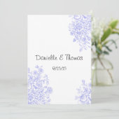 結婚アドバイス、ラベンダー花コメント アドバイスカード (スタンド正面)