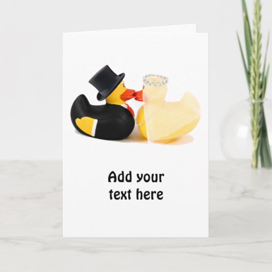 結婚アヒル2 カード (正面)