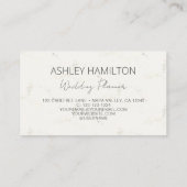 結婚イベントプランナー 名刺 (裏面)