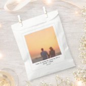 結婚インスタント写真の名のギフトモダン フェイバーバッグ (クリップ留めされた状態)