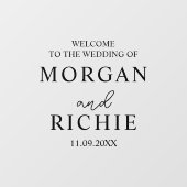 結婚ウェルカムサインビニルデカール結婚ズ ウィンドウサイン (シート)