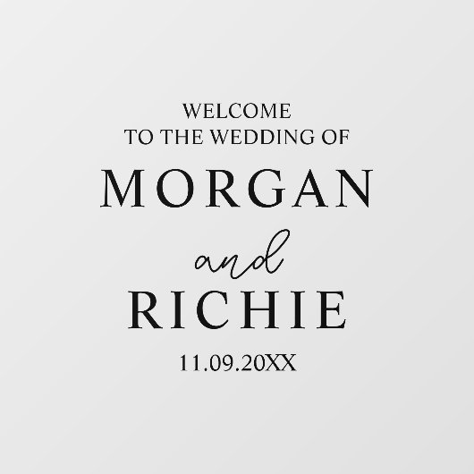 結婚ウェルカムサインビニルデカール結婚ズ ウィンドウサイン (シート)