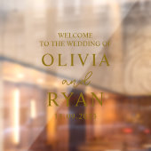 結婚ウェルカムサインビニルデカール結婚ズ ウィンドウサイン (シート2)