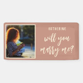 結婚エレガントの申し出があれば結婚してくれ 横断幕 (横)