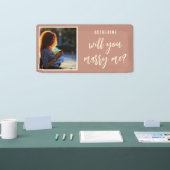 結婚エレガントの申し出があれば結婚してくれ 横断幕 (トレードショー)