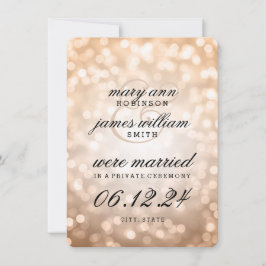 結婚エレガント/駆け落ち銅《写真》ぼけ味灯 案内状