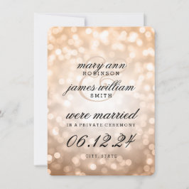 結婚エレガント/駆け落ち銅《写真》ぼけ味灯 案内状