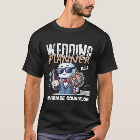 結婚カウンセラー Tシャツ (正面)