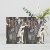 結婚カップルペイント招待状 招待状 (スタンド正面)