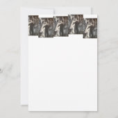 結婚カップルペイント招待状 招待状 (裏面)