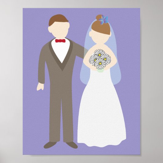 結婚カップル ポスター (正面)
