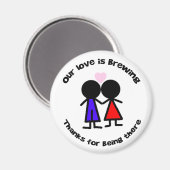 結婚カップル マグネット (正面/裏面)