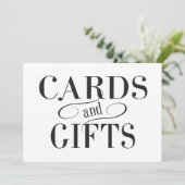 結婚カード＆ギフトサイン 招待状 (スタンド正面)