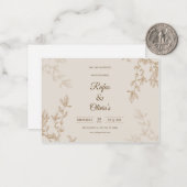 結婚カード ノートカード (正面/裏面インサイチュ)