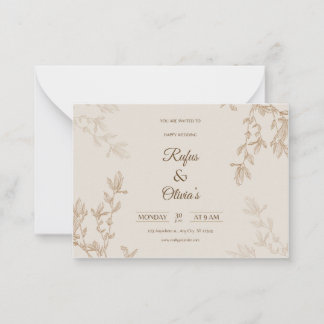 結婚カード ノートカード