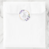 結婚カード ラウンドシール (バッグ)