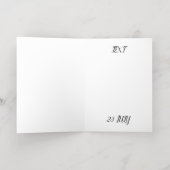 結婚カード 箔グリーティングカード (内側レイダウン)