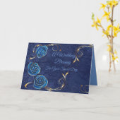 結婚カード 結婚の祝福 あなたの特別な日に カード (黄色い花)