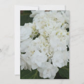 結婚ガウンアジサイ結婚ズ 案内状 (正面)