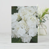 結婚ガウンアジサイ結婚ズ 案内状 (スタンド正面)