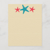 結婚キューバ赤ティール（緑がかった色）歓迎レター (裏面)